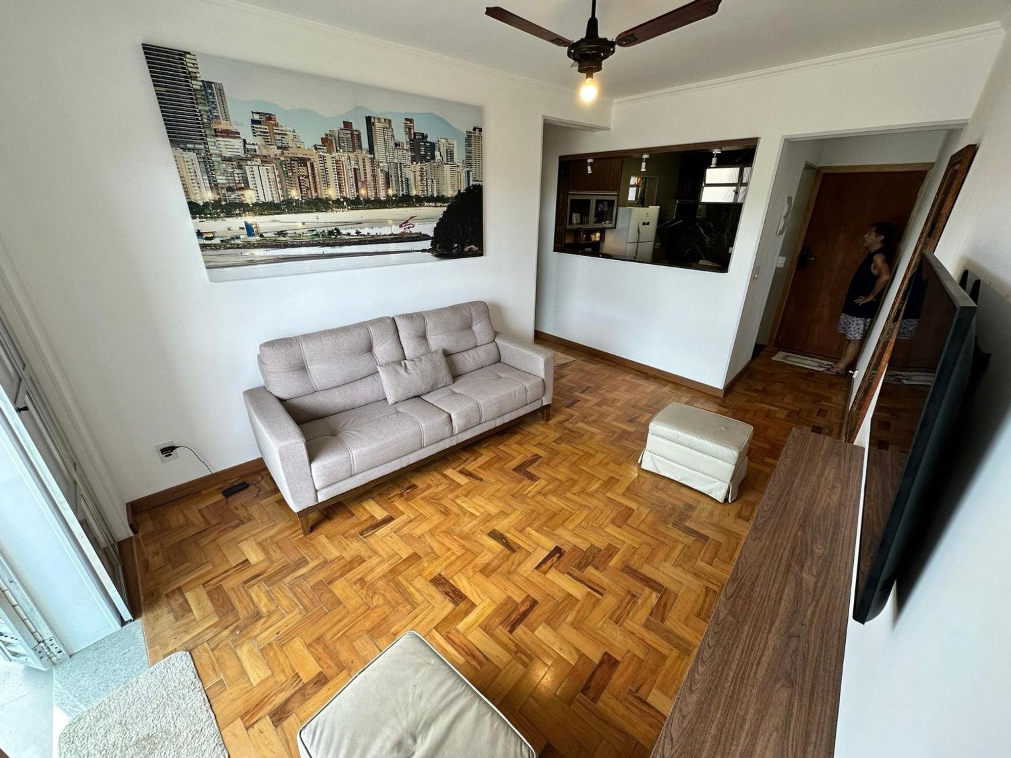 Ap Pe Na Areia Vista Parcial Mar Apartment Santos  Ngoại thất bức ảnh