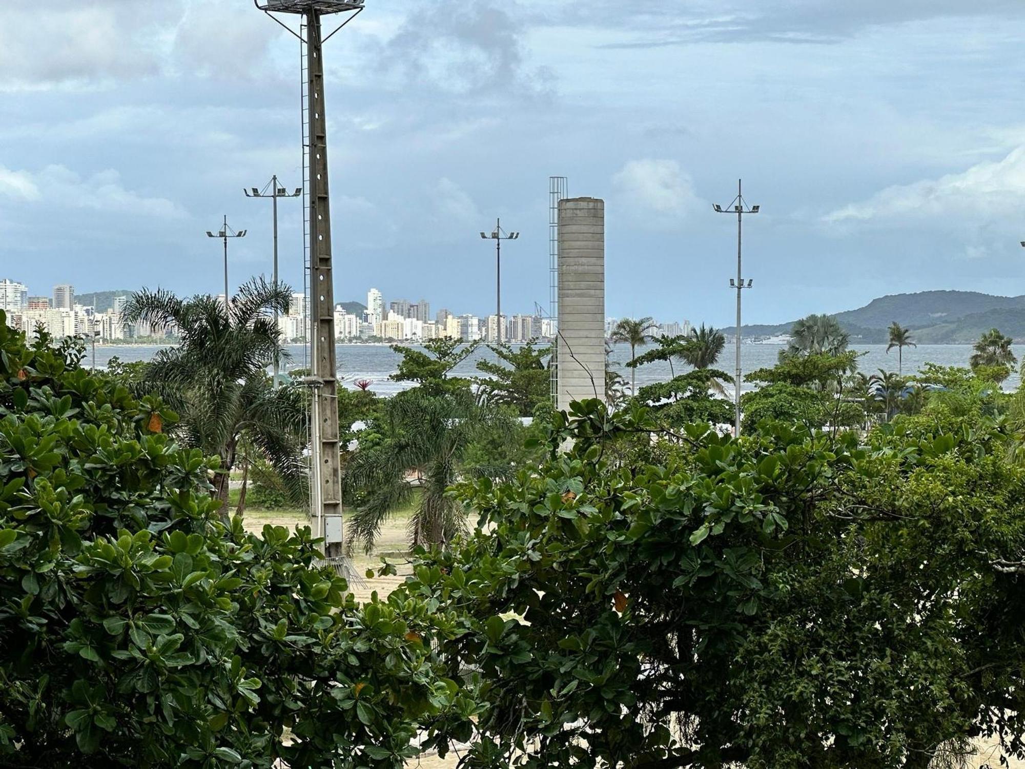 Ap Pe Na Areia Vista Parcial Mar Apartment Santos  Ngoại thất bức ảnh
